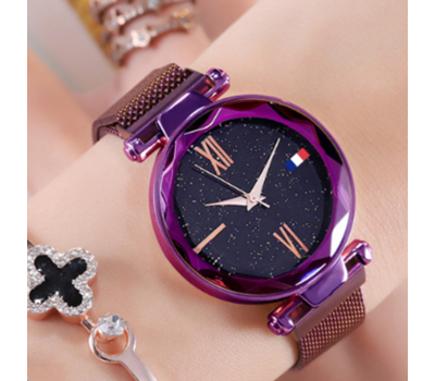 Часы на магнитном браслете "Starry Sky Watch" с цифрами Часы на магнитном браслете "Starry Sky Watch" с цифрами